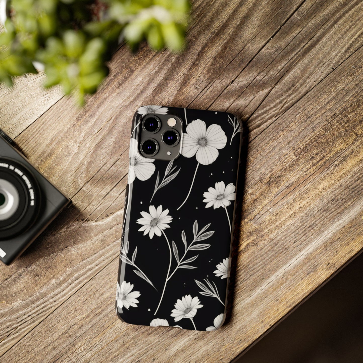 Floral Slim Phone Case for iPhone