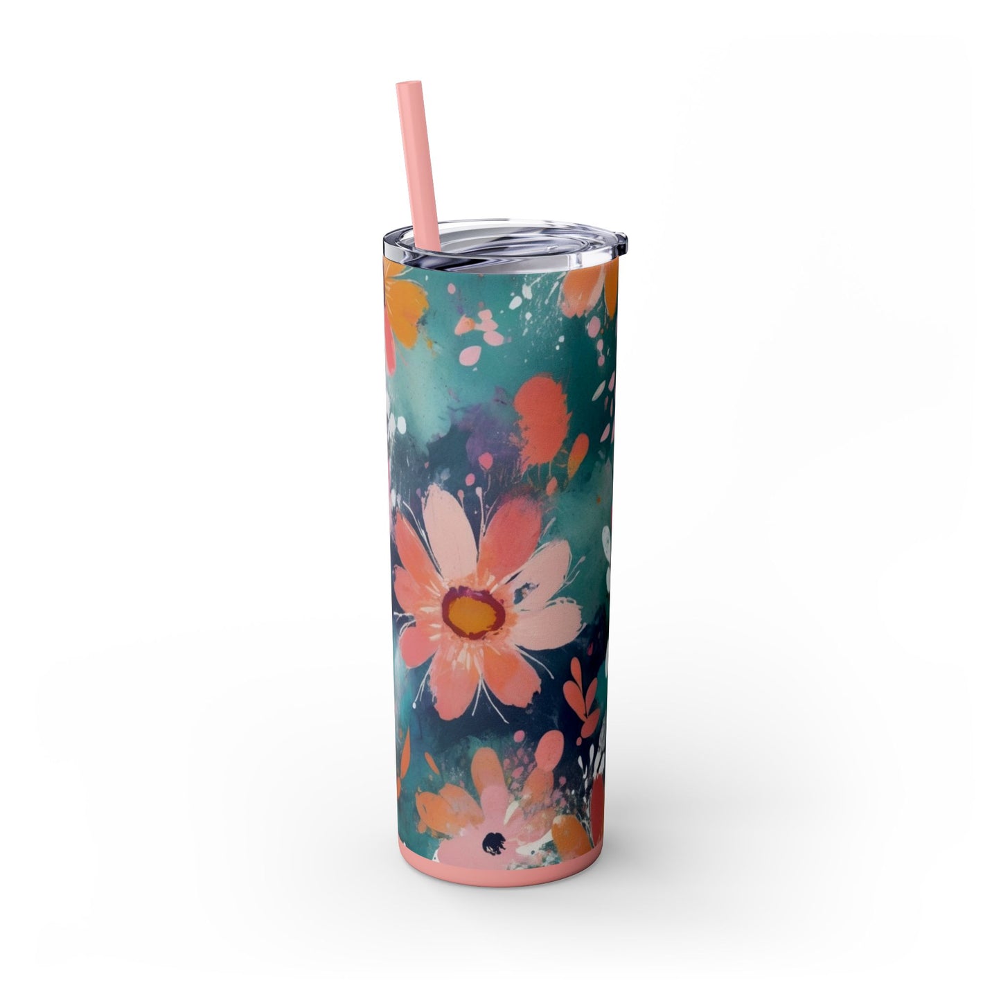 20oz Vibrant Floral Skinny Tumbler