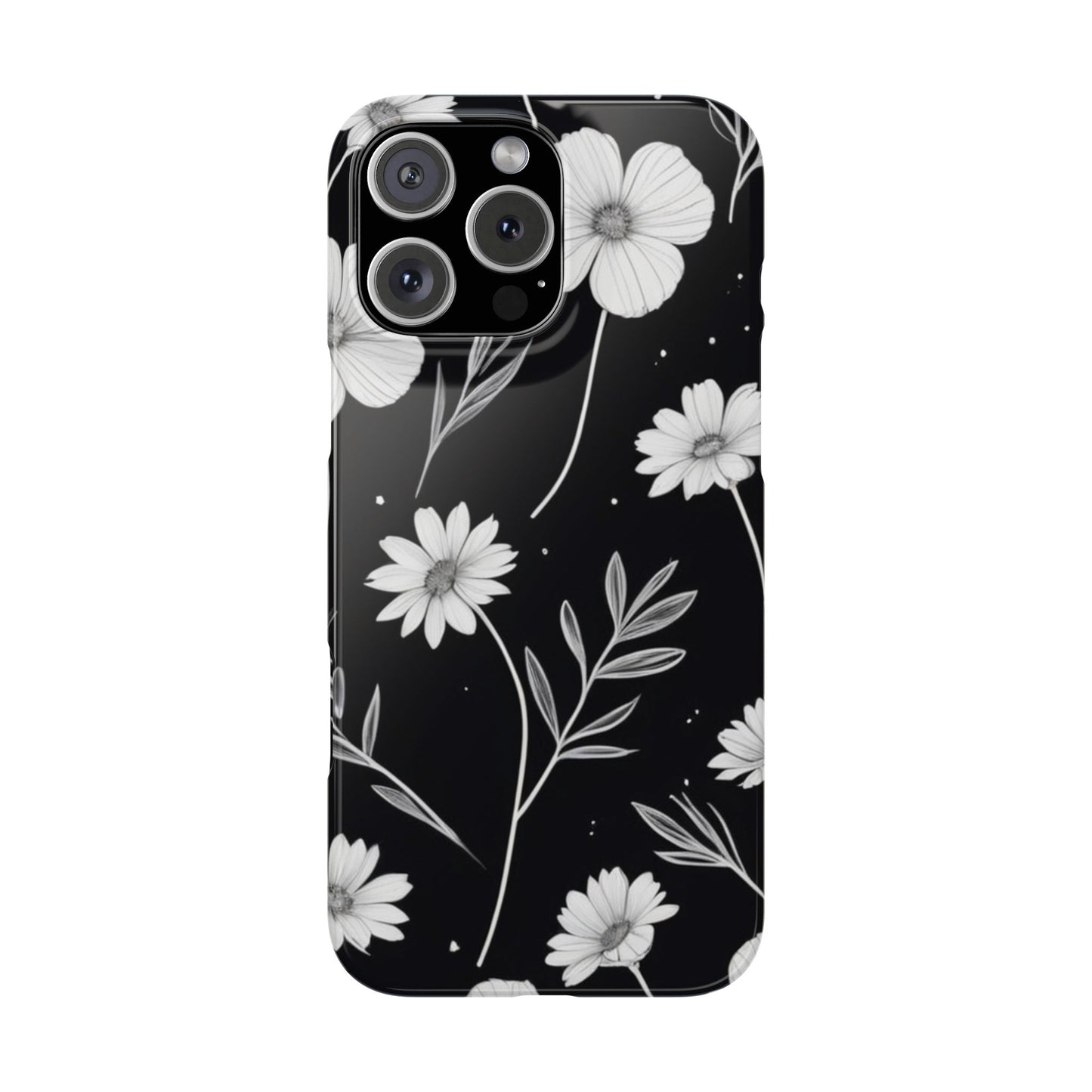 Floral Slim Phone Case for iPhone