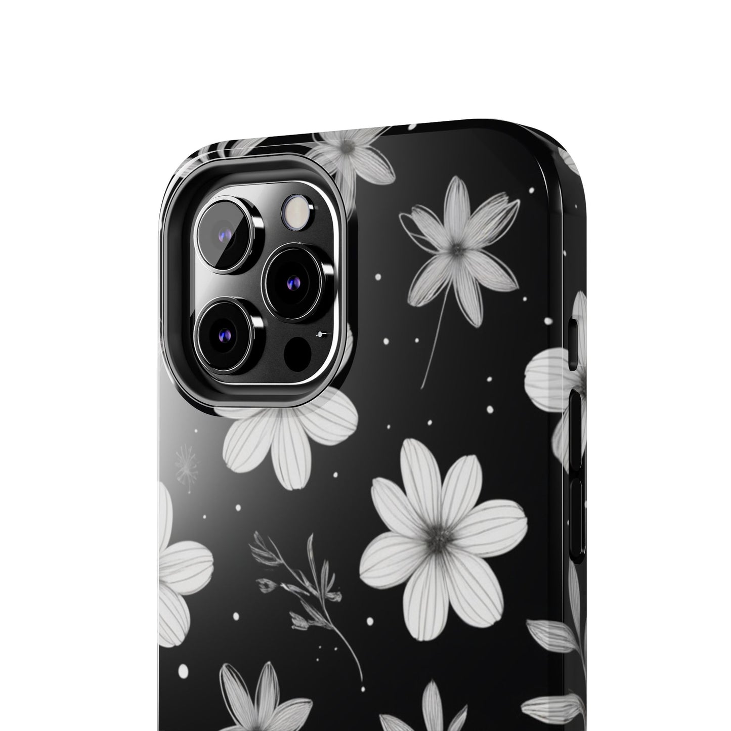 Elegant Floral Tough Phone Case for iPhone 16 15 14 13 12 11 X 8 7 Samsung Galaxy S24 S23 S22 S21