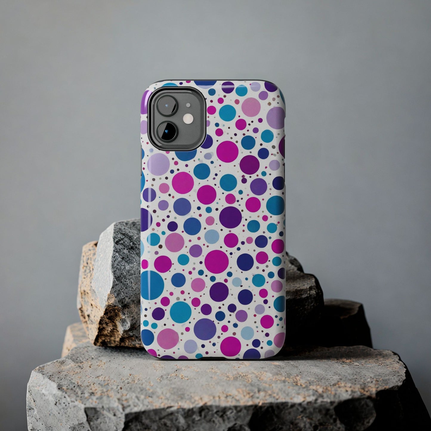 Colorful Polka Dot Tough Phone Case