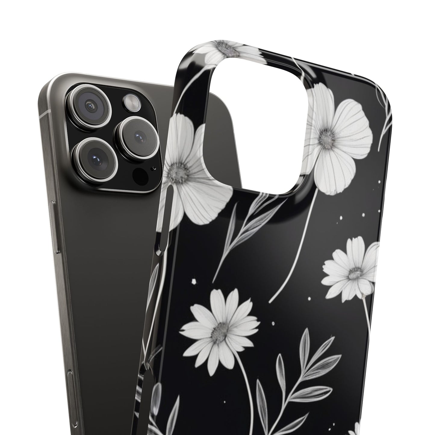 Floral Slim Phone Case for iPhone
