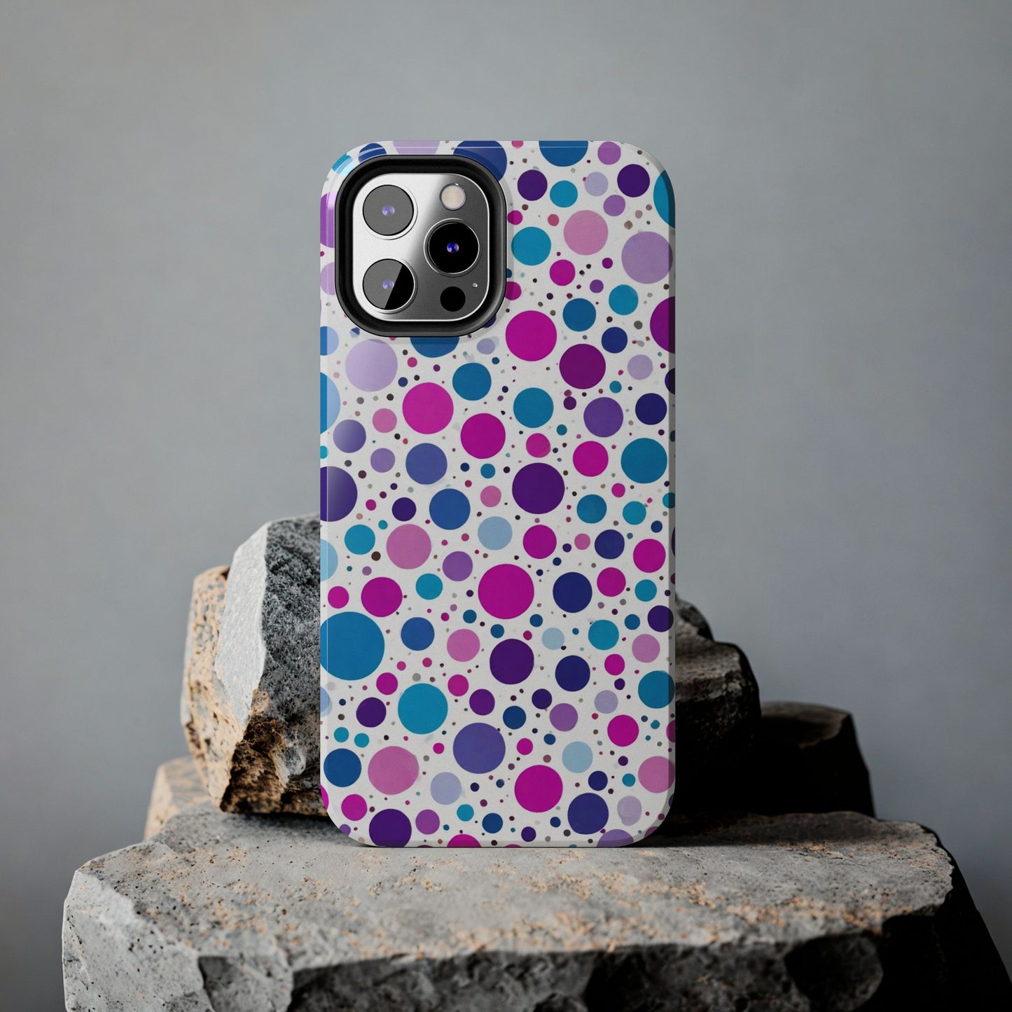 Colorful Polka Dot Tough Phone Case