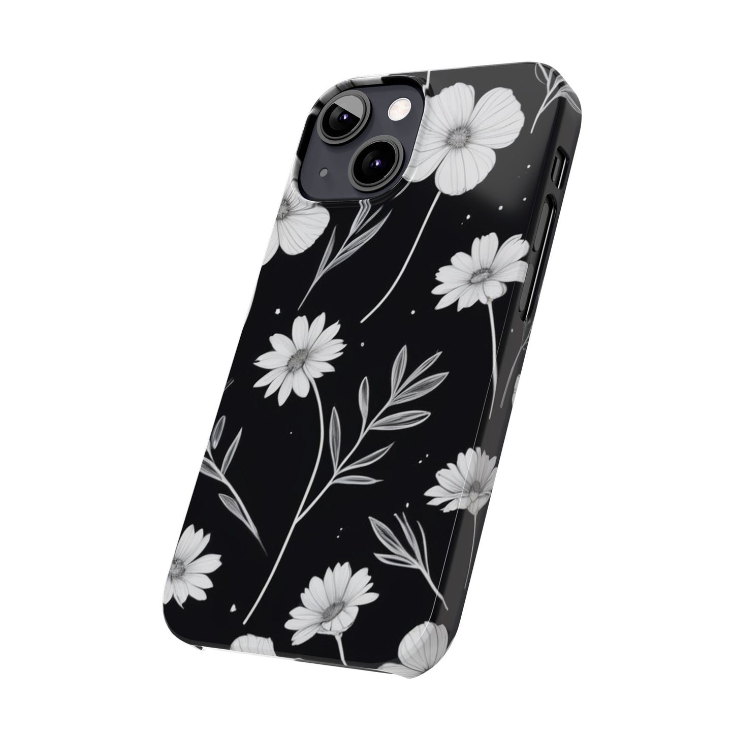 Floral Slim Phone Case for iPhone