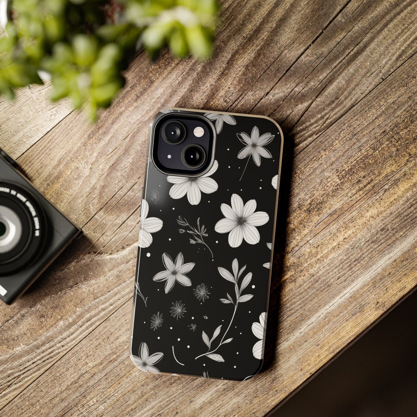 Elegant Floral Tough Phone Case for iPhone 16 15 14 13 12 11 X 8 7 Samsung Galaxy S24 S23 S22 S21