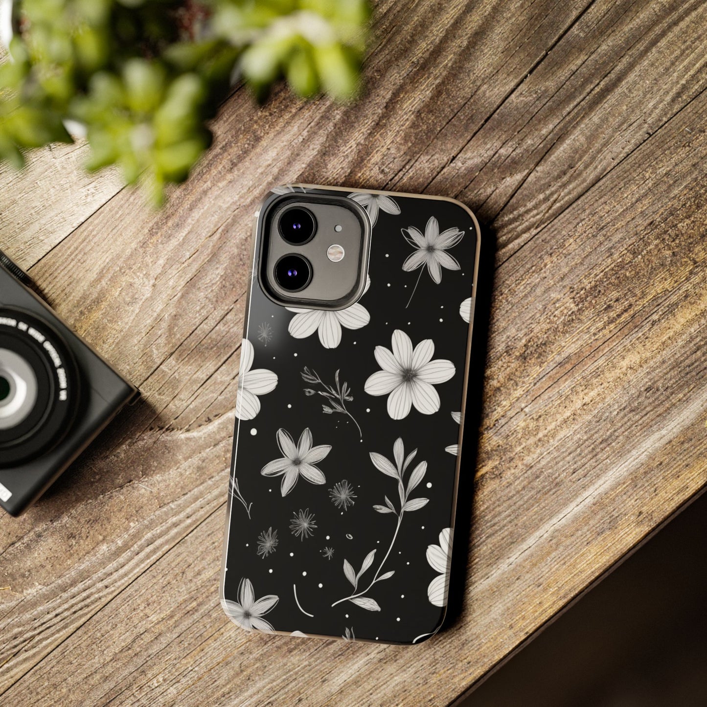 Elegant Floral Tough Phone Case for iPhone 16 15 14 13 12 11 X 8 7 Samsung Galaxy S24 S23 S22 S21