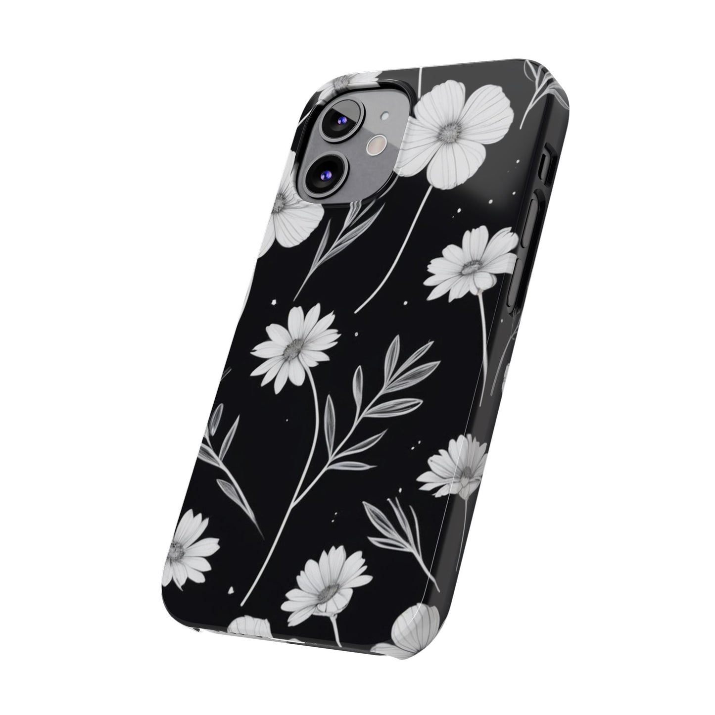 Floral Slim Phone Case for iPhone