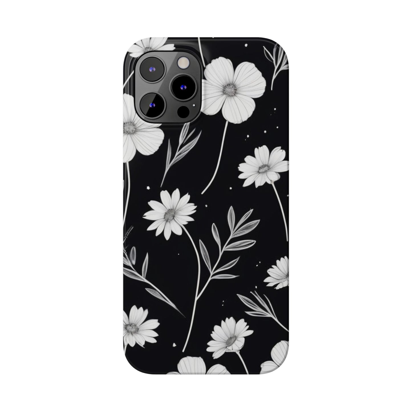 Floral Slim Phone Case for iPhone