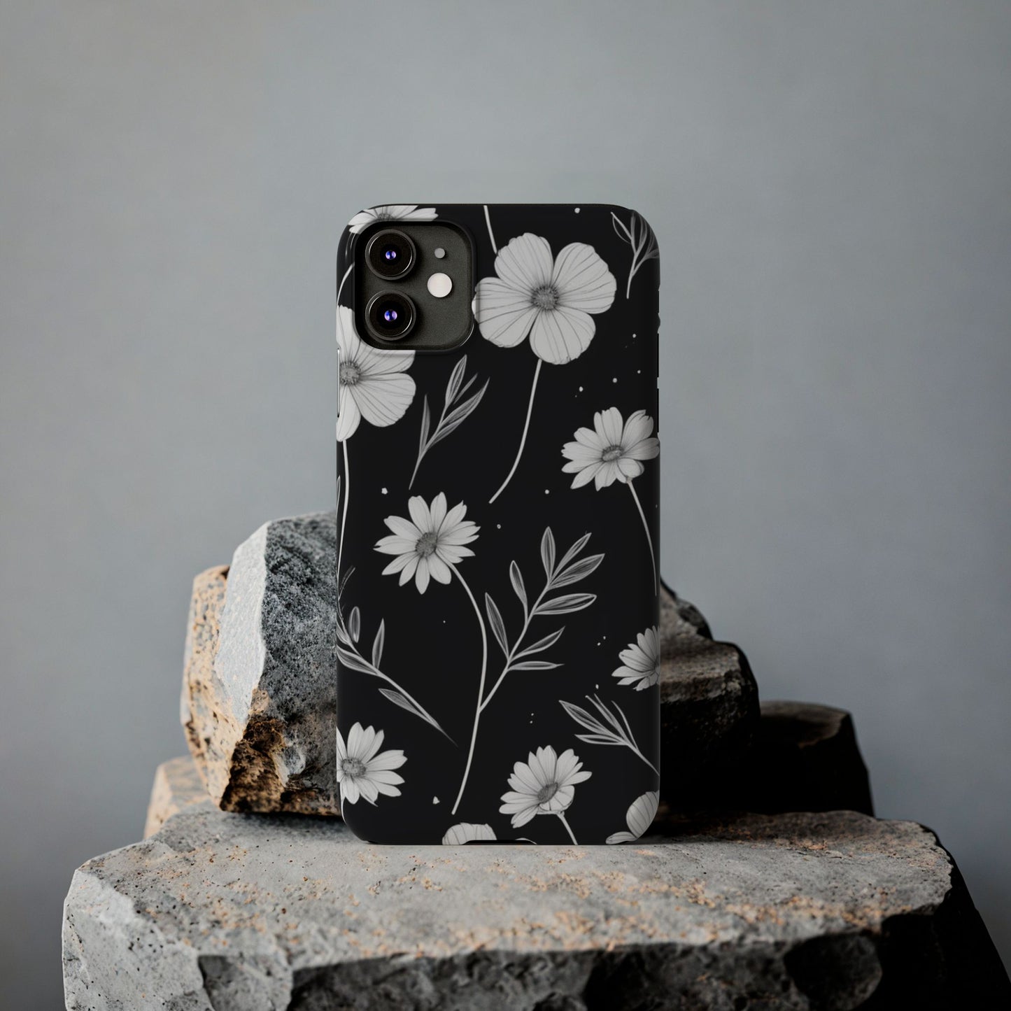 Floral Slim Phone Case for iPhone