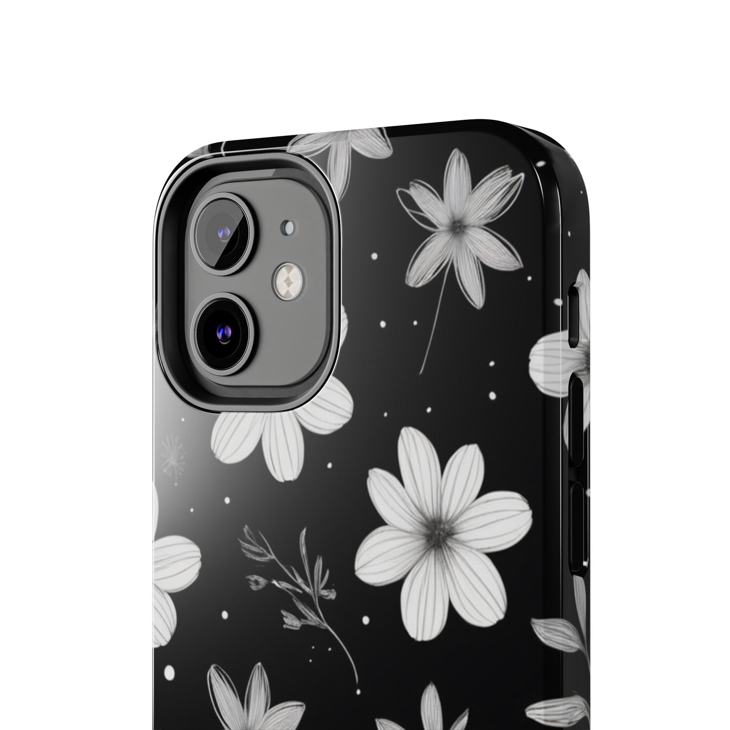 Elegant Floral Tough Phone Case for iPhone 16 15 14 13 12 11 X 8 7 Samsung Galaxy S24 S23 S22 S21