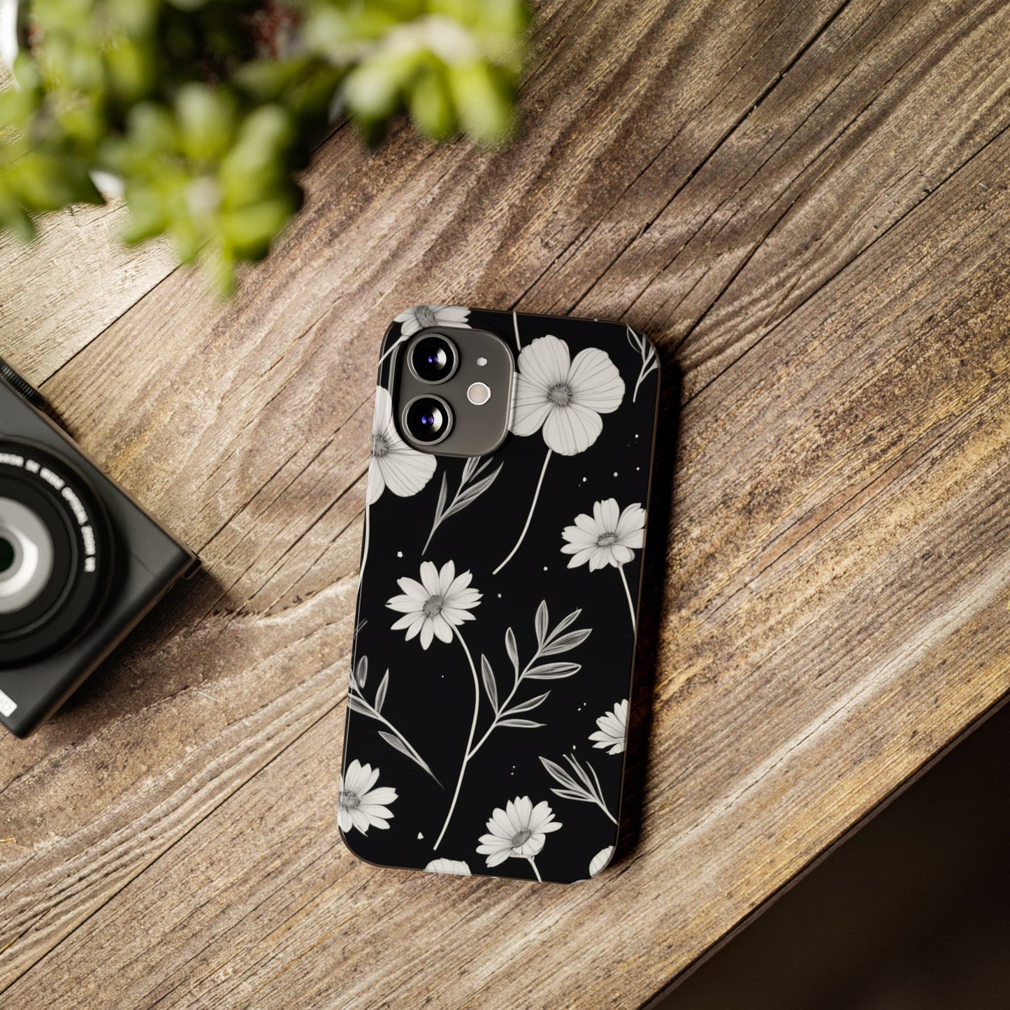 Floral Slim Phone Case for iPhone