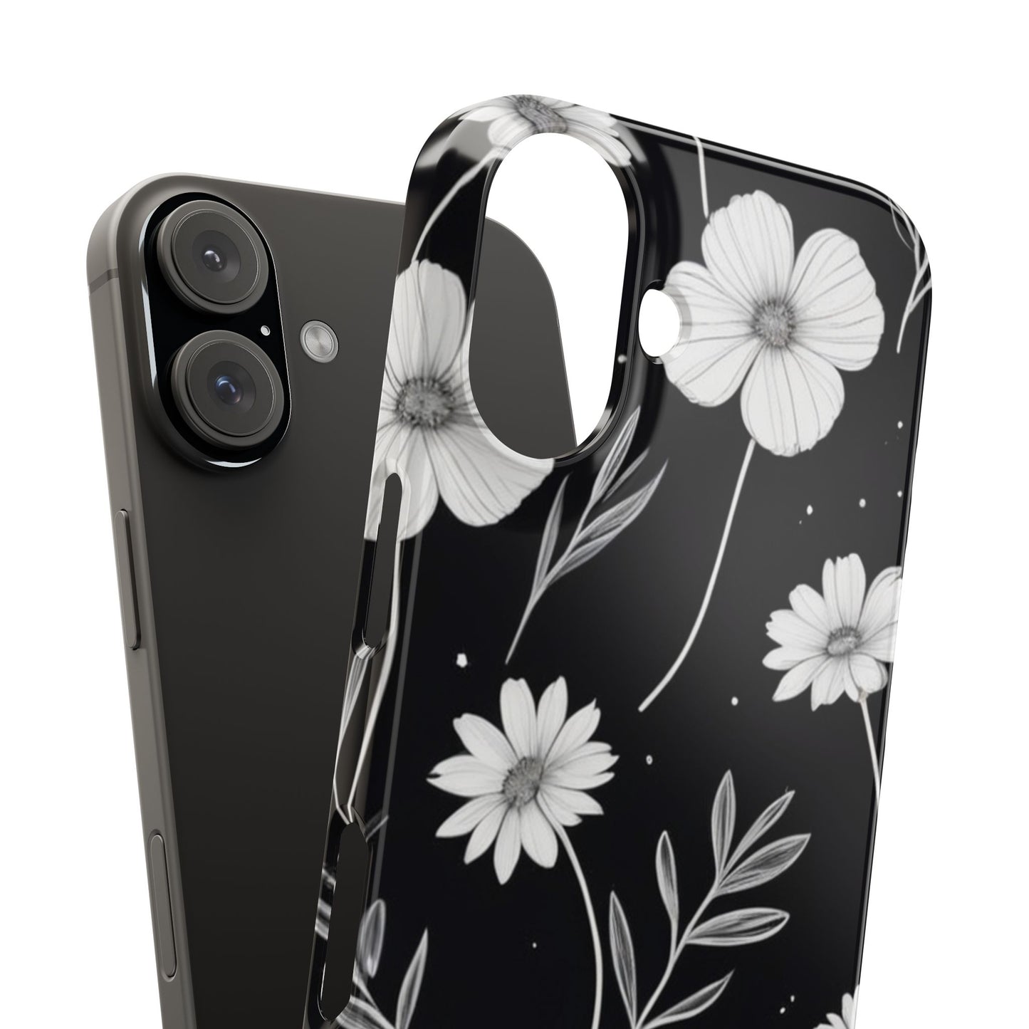Floral Slim Phone Case for iPhone