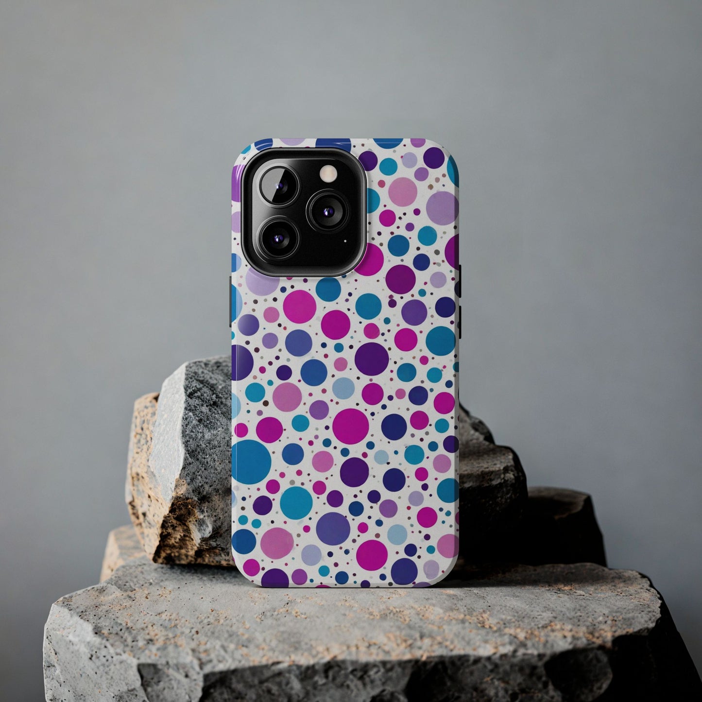Colorful Polka Dot Tough Phone Case
