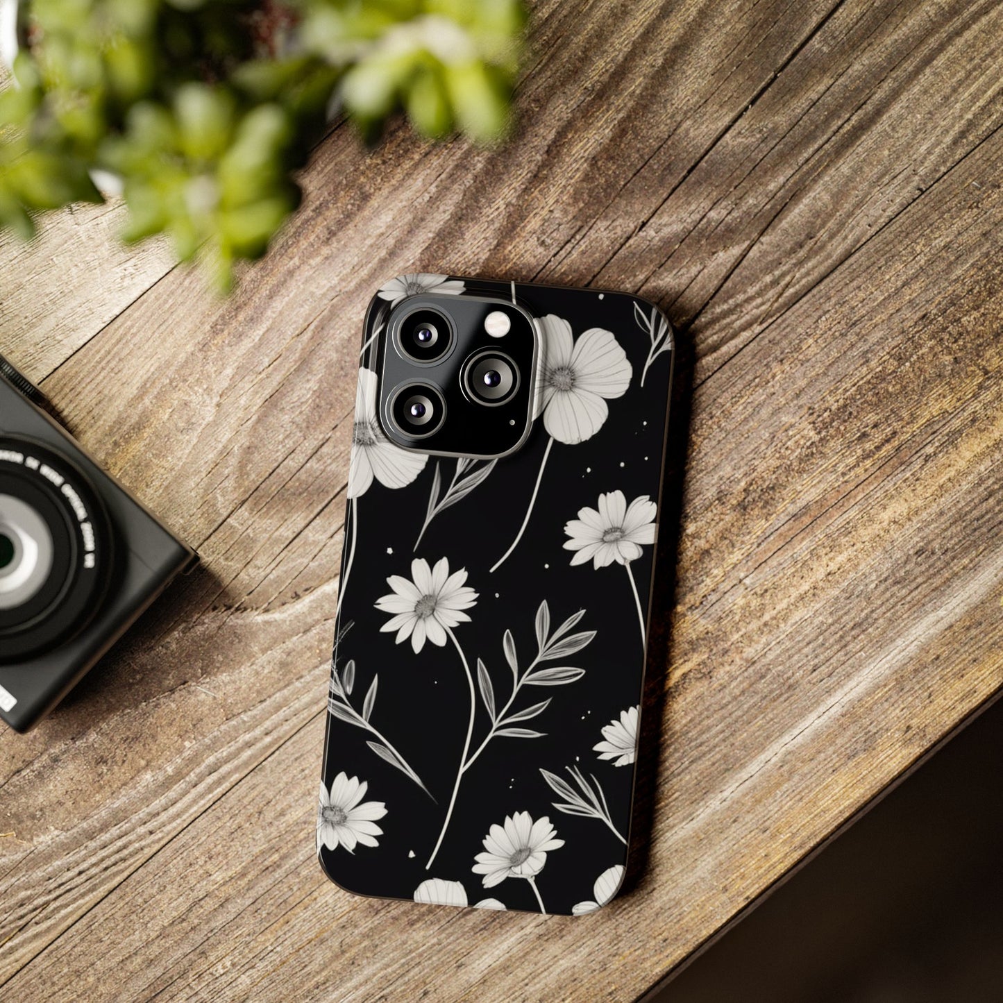 Floral Slim Phone Case for iPhone