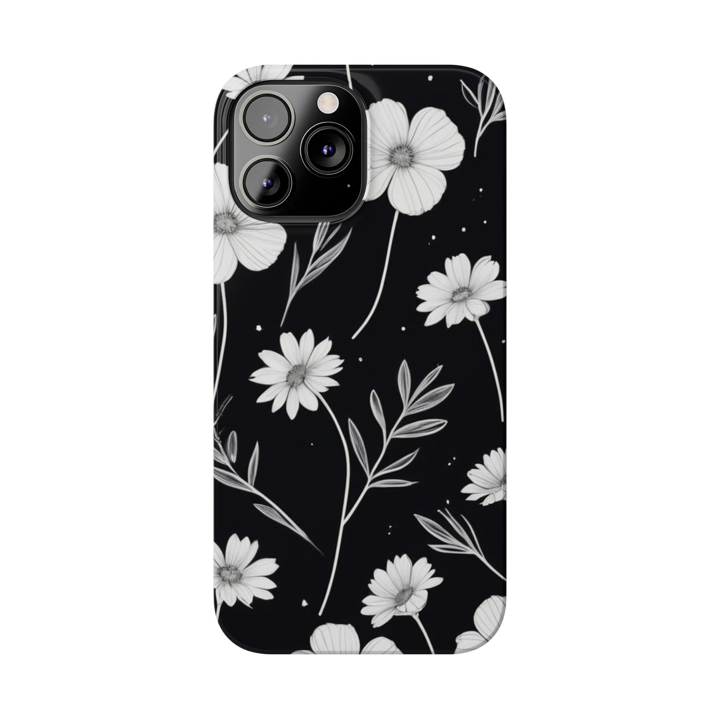 Floral Slim Phone Case for iPhone