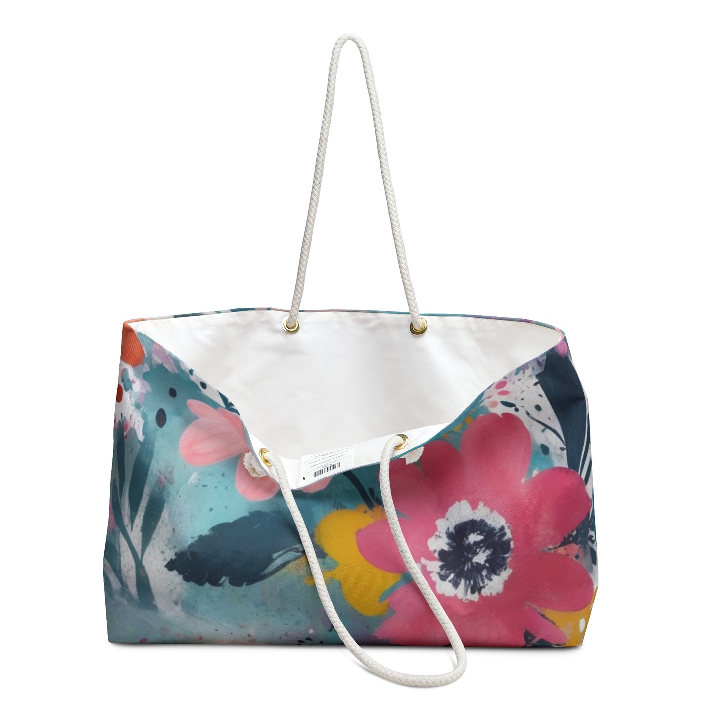 Bold Floral Weekender Bag
