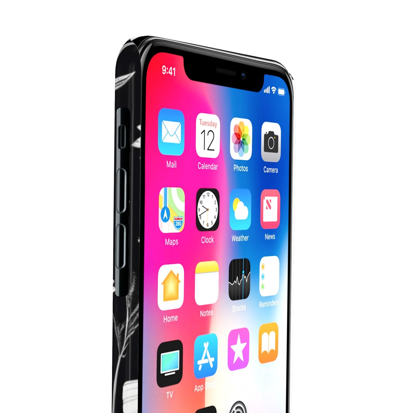 Floral Slim Phone Case for iPhone