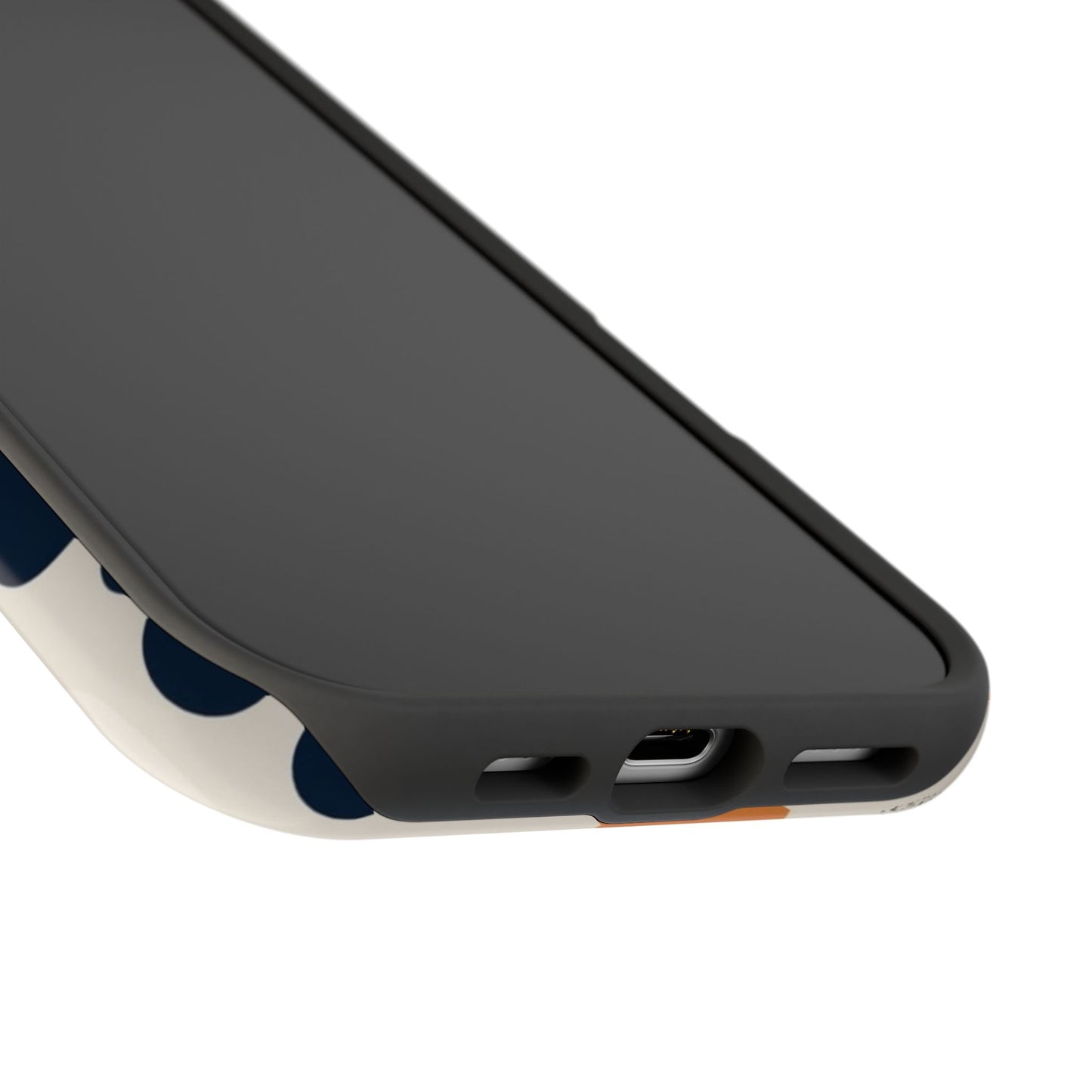 Orange Polka Dot Magnetic Phone Case