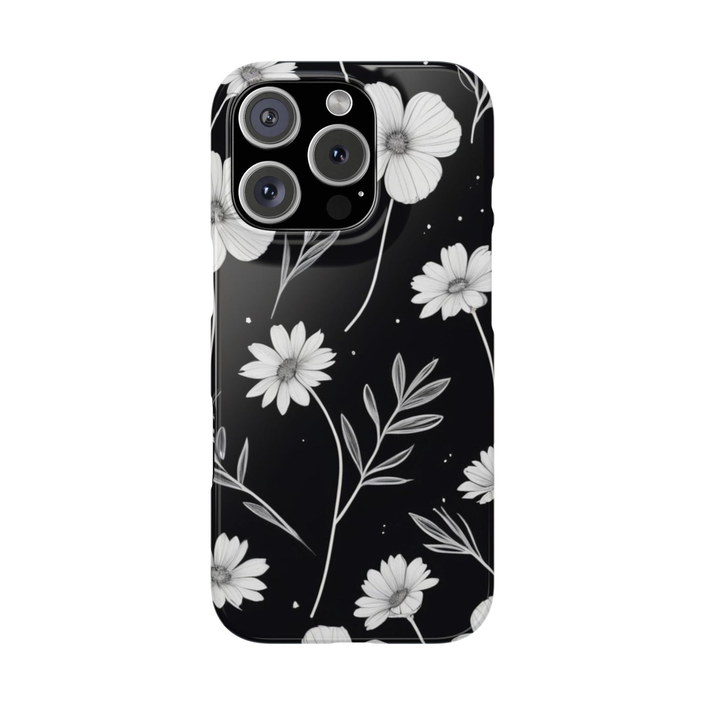 Floral Slim Phone Case for iPhone