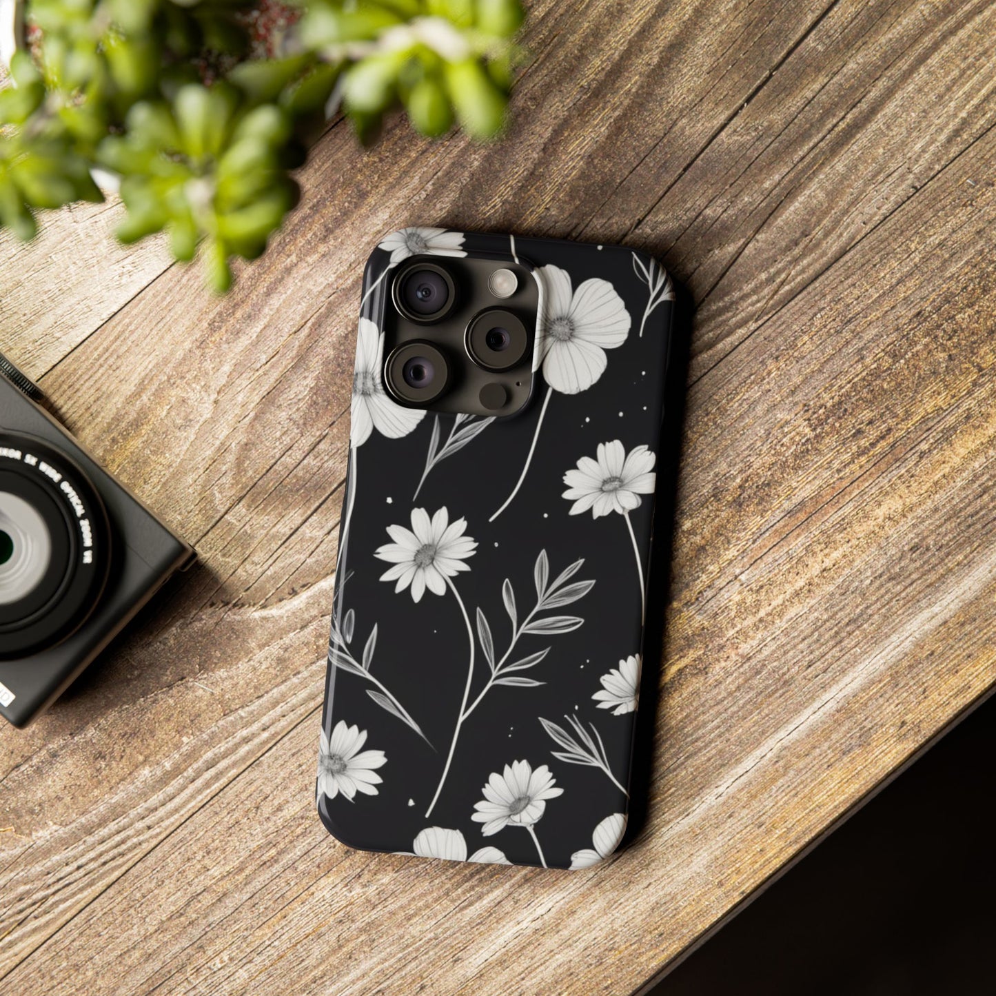 Floral Slim Phone Case for iPhone