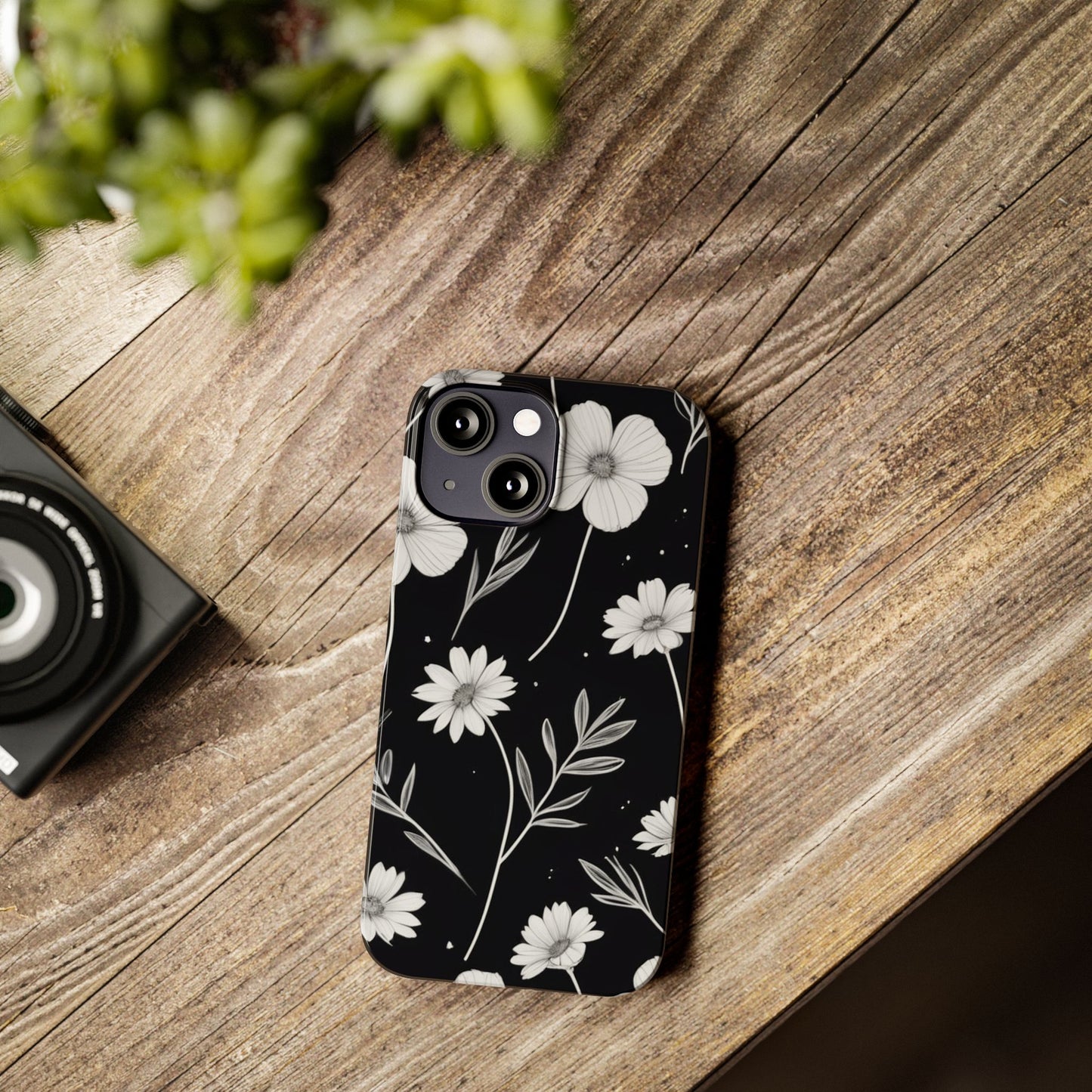 Floral Slim Phone Case for iPhone