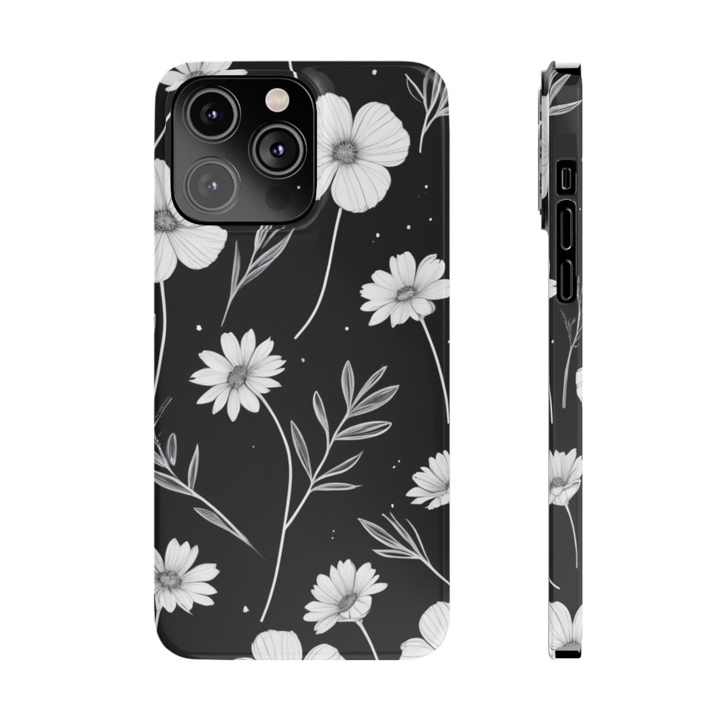 Floral Slim Phone Case for iPhone