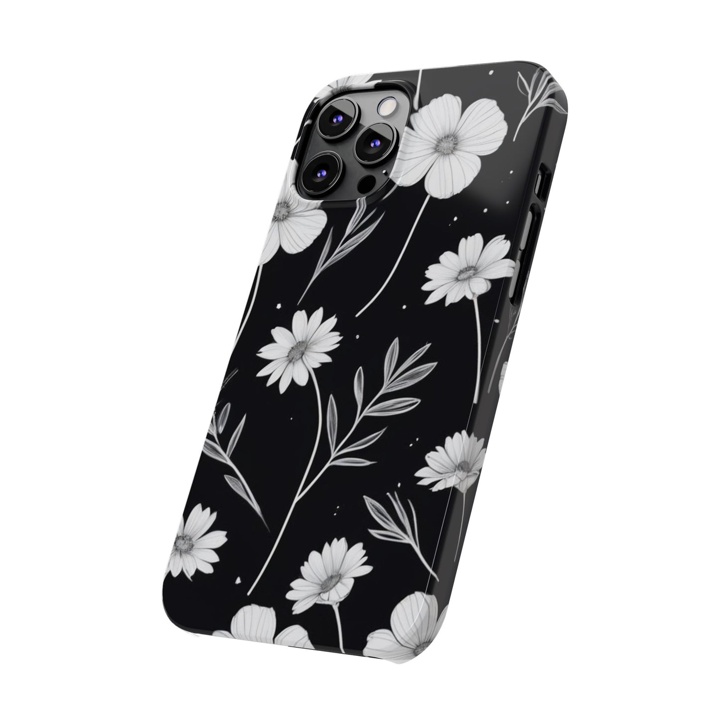 Floral Slim Phone Case for iPhone