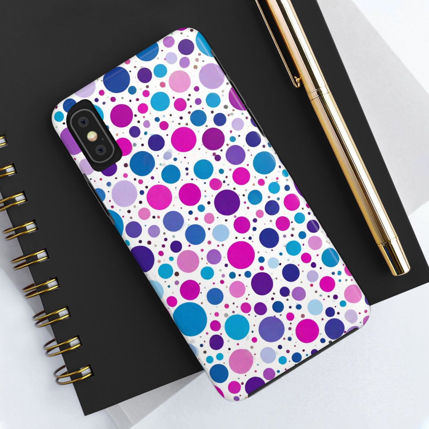 Colorful Polka Dot Tough Phone Case