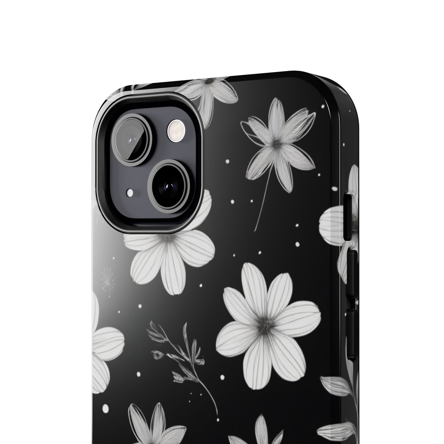 Elegant Floral Tough Phone Case for iPhone 16 15 14 13 12 11 X 8 7 Samsung Galaxy S24 S23 S22 S21