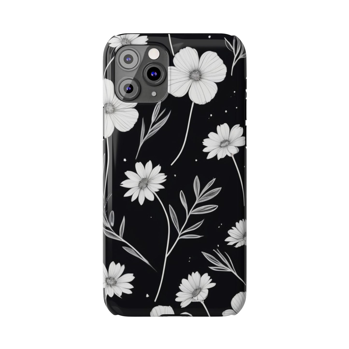 Floral Slim Phone Case for iPhone