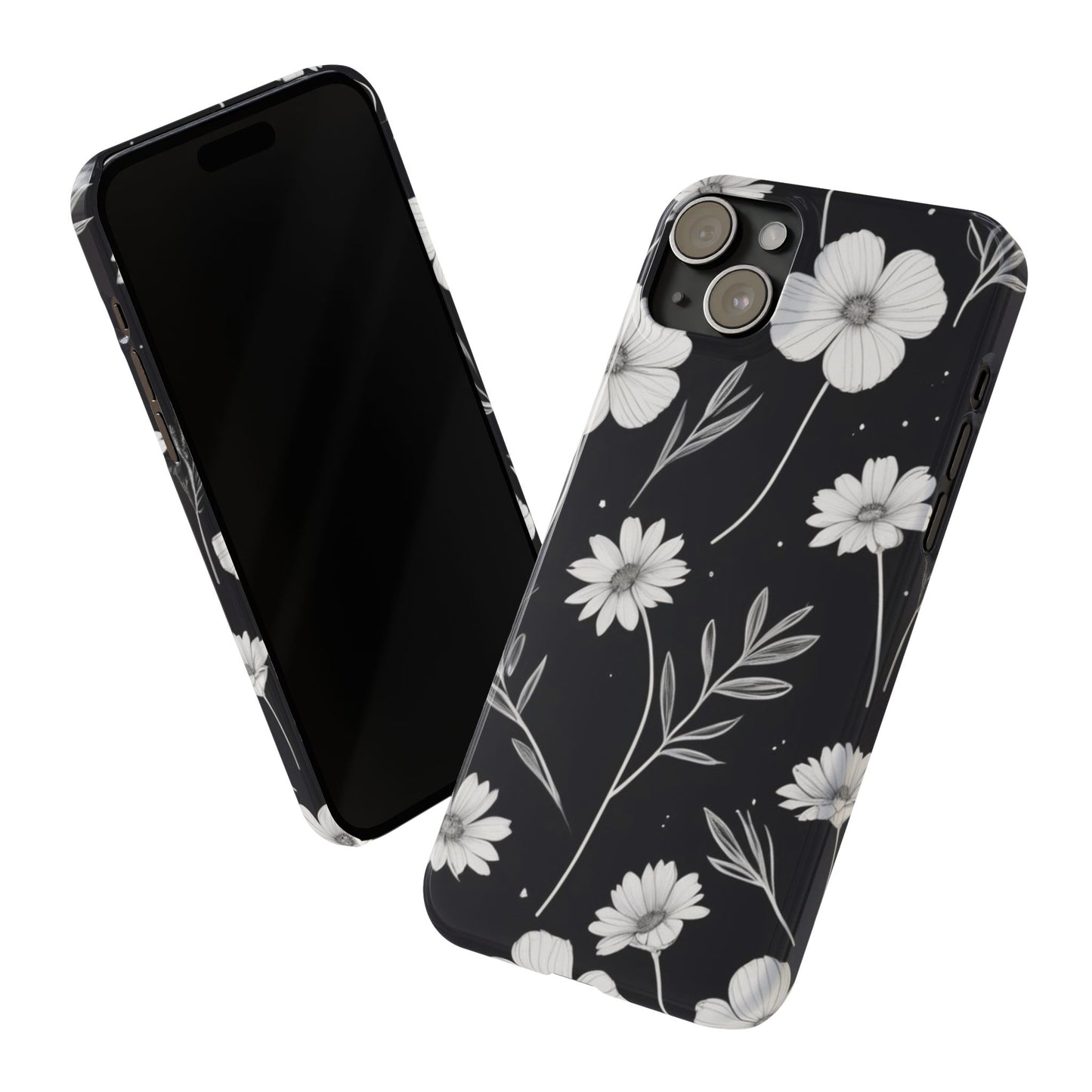 Floral Slim Phone Case for iPhone