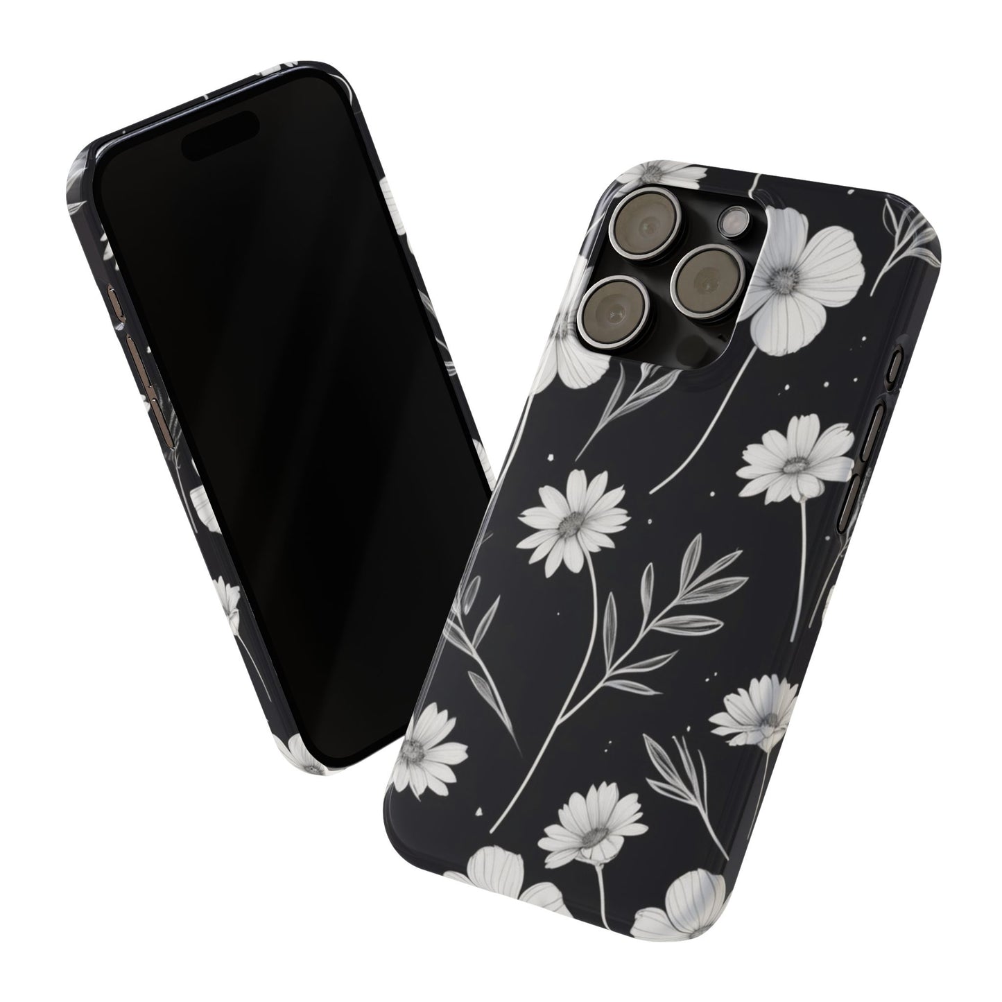 Floral Slim Phone Case for iPhone