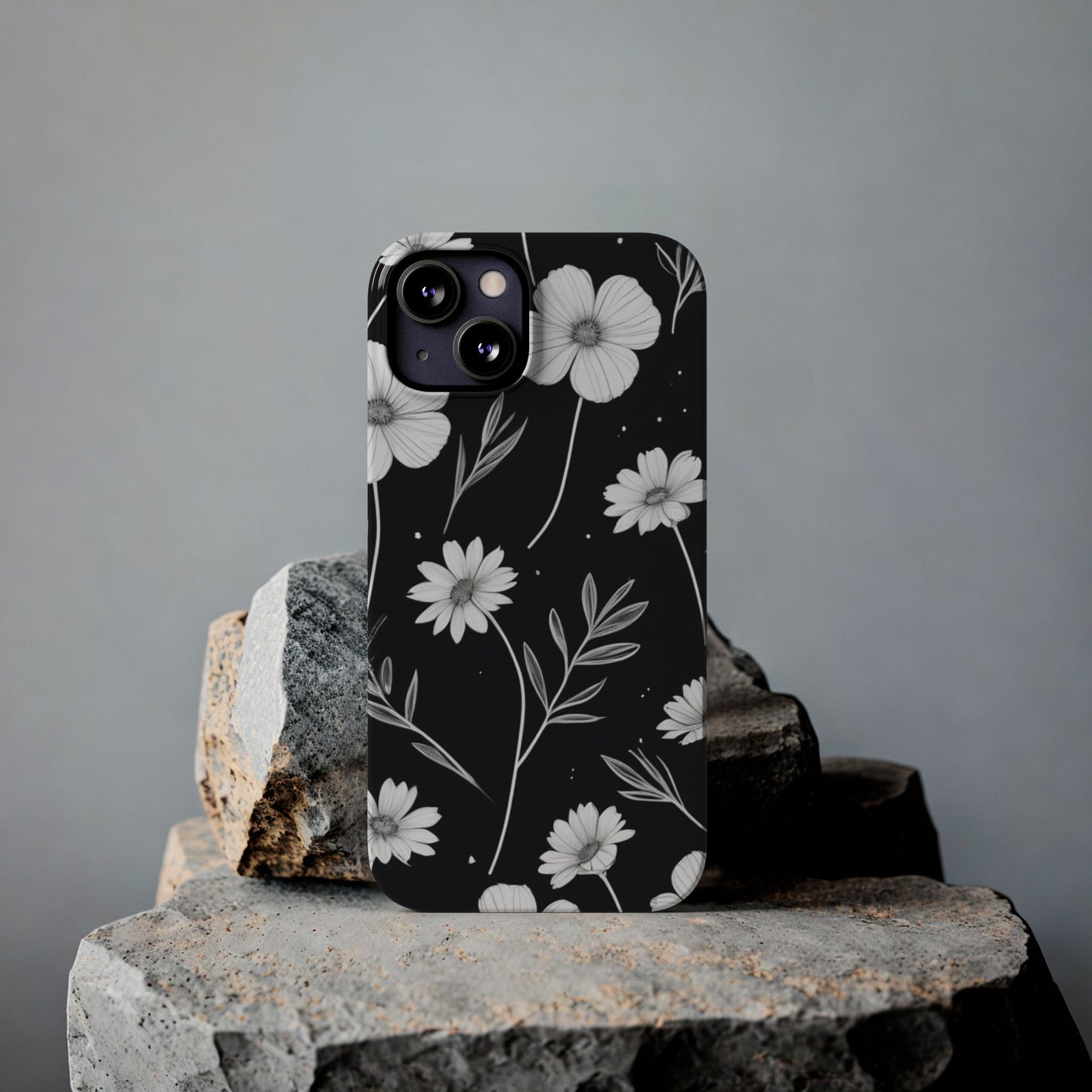 Floral Slim Phone Case for iPhone