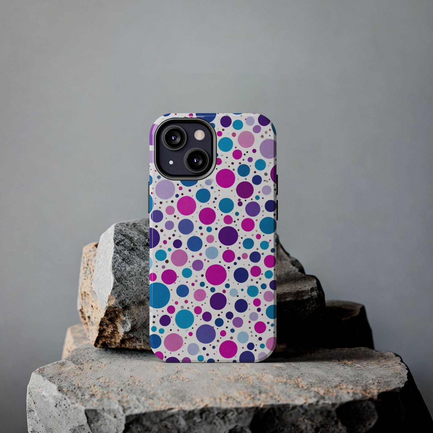 Colorful Polka Dot Tough Phone Case