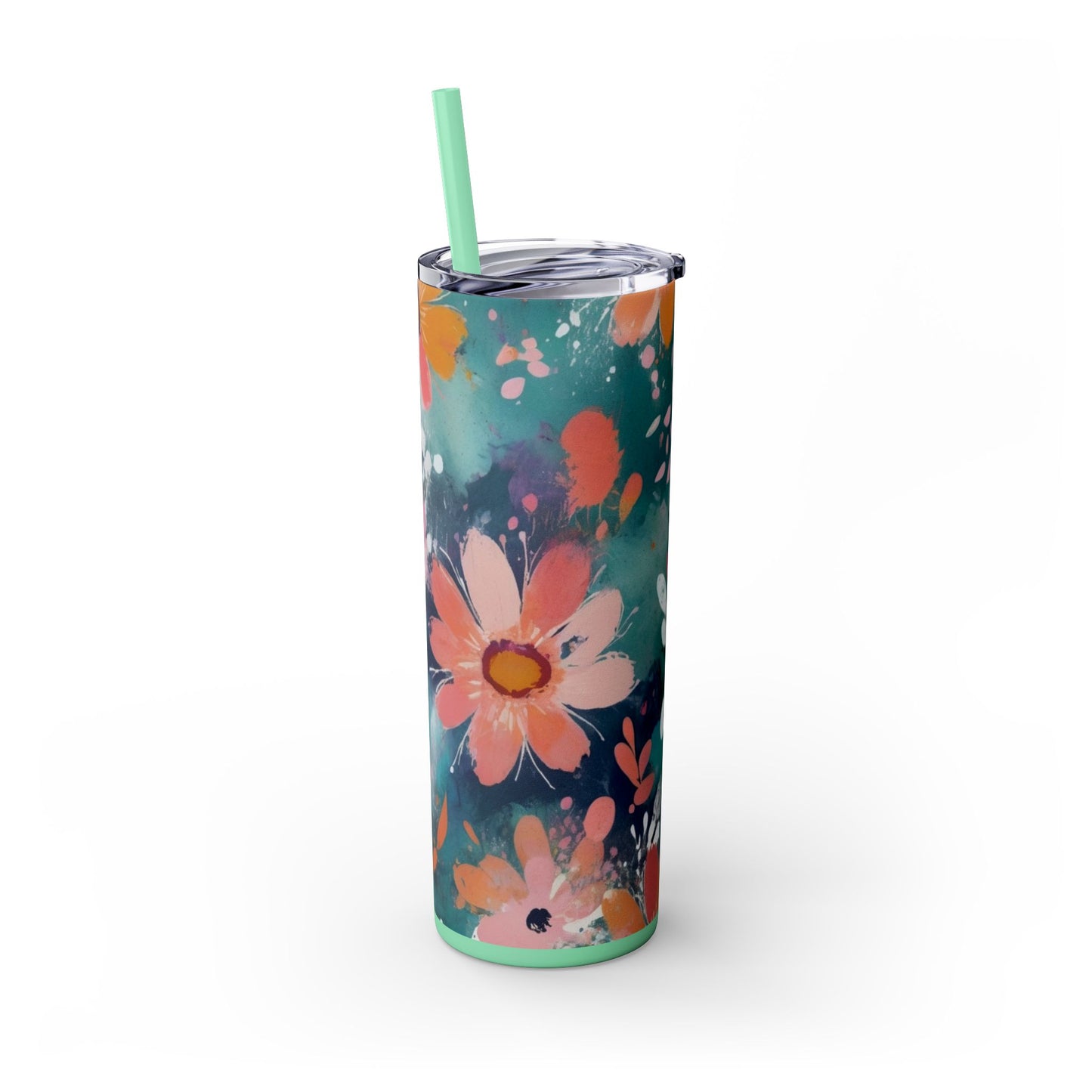 20oz Vibrant Floral Skinny Tumbler