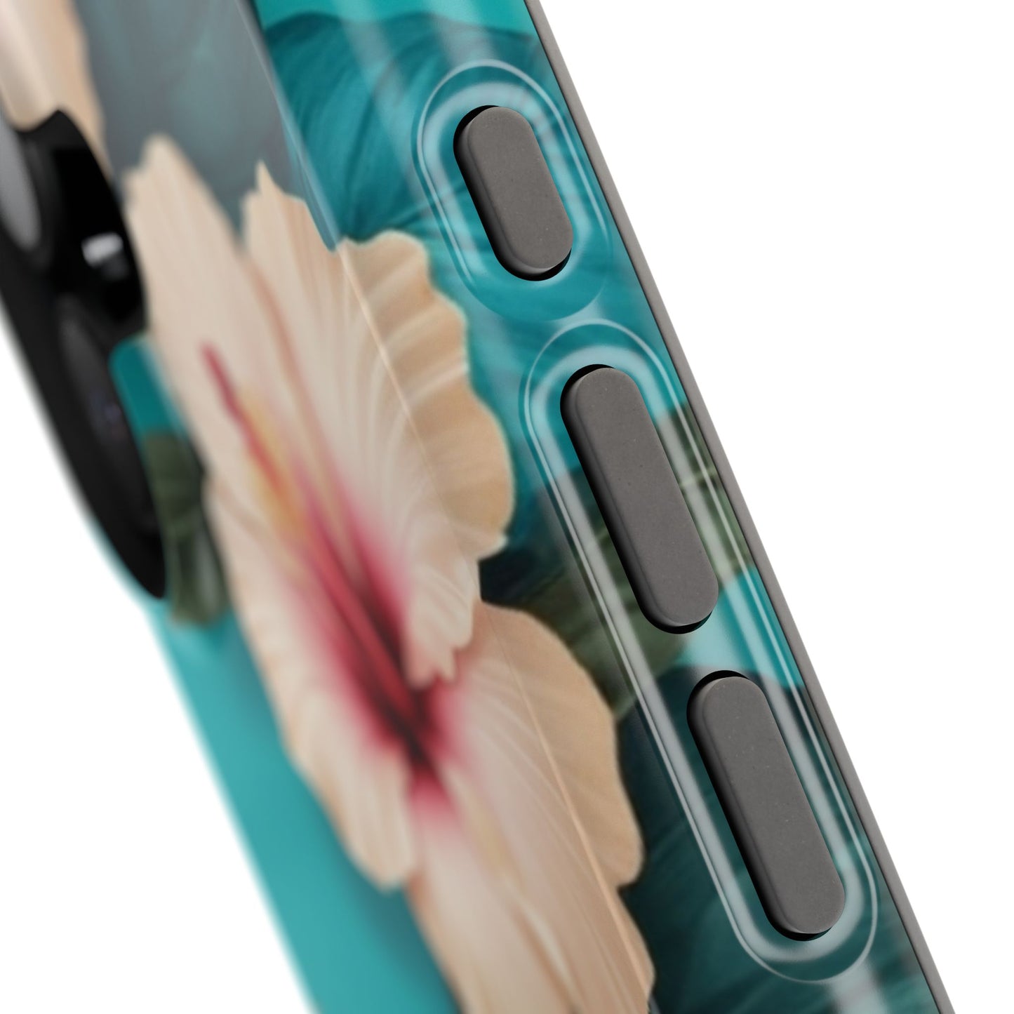 Tropical Floral Magnetic Tough Phone Case for iPhone 16 15 14 13