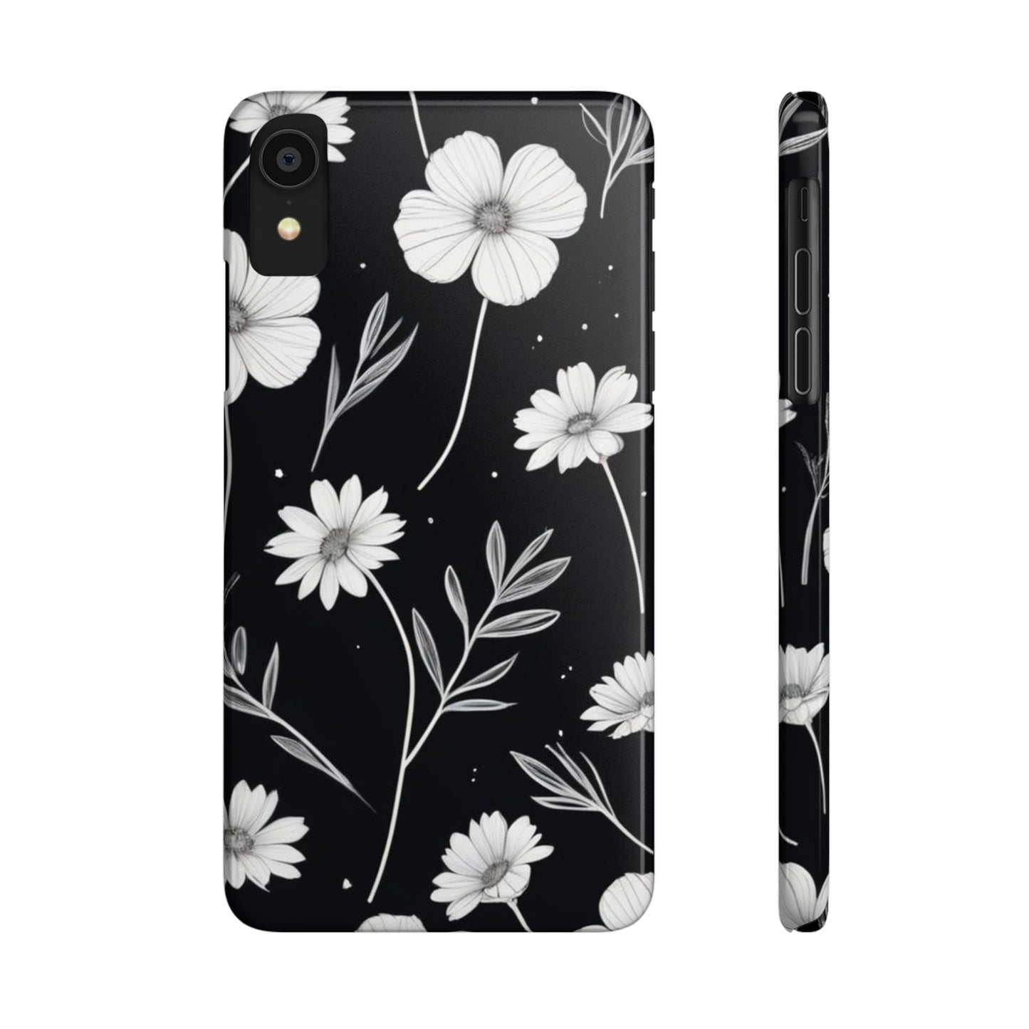 Floral Slim Phone Case for iPhone