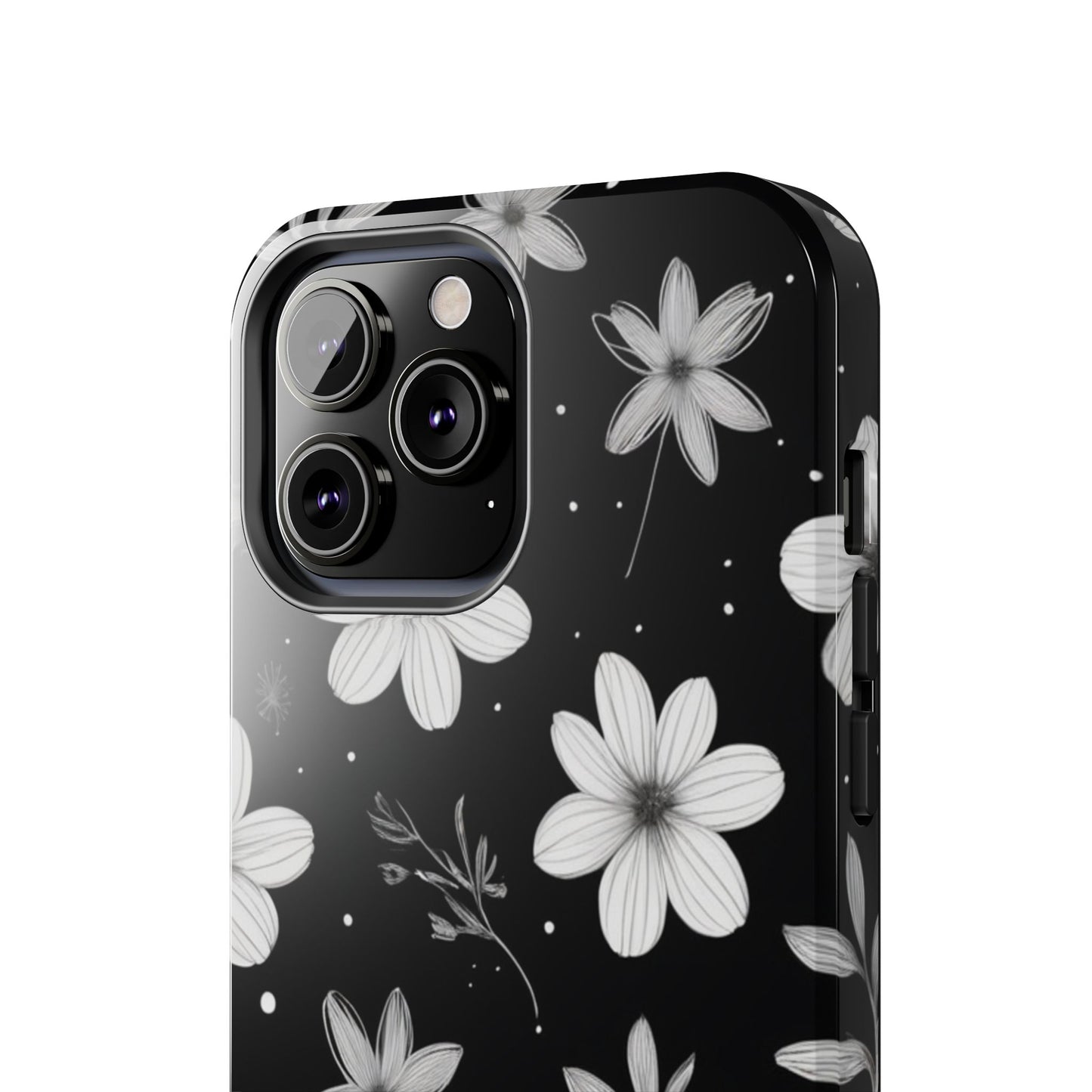 Elegant Floral Tough Phone Case for iPhone 16 15 14 13 12 11 X 8 7 Samsung Galaxy S24 S23 S22 S21