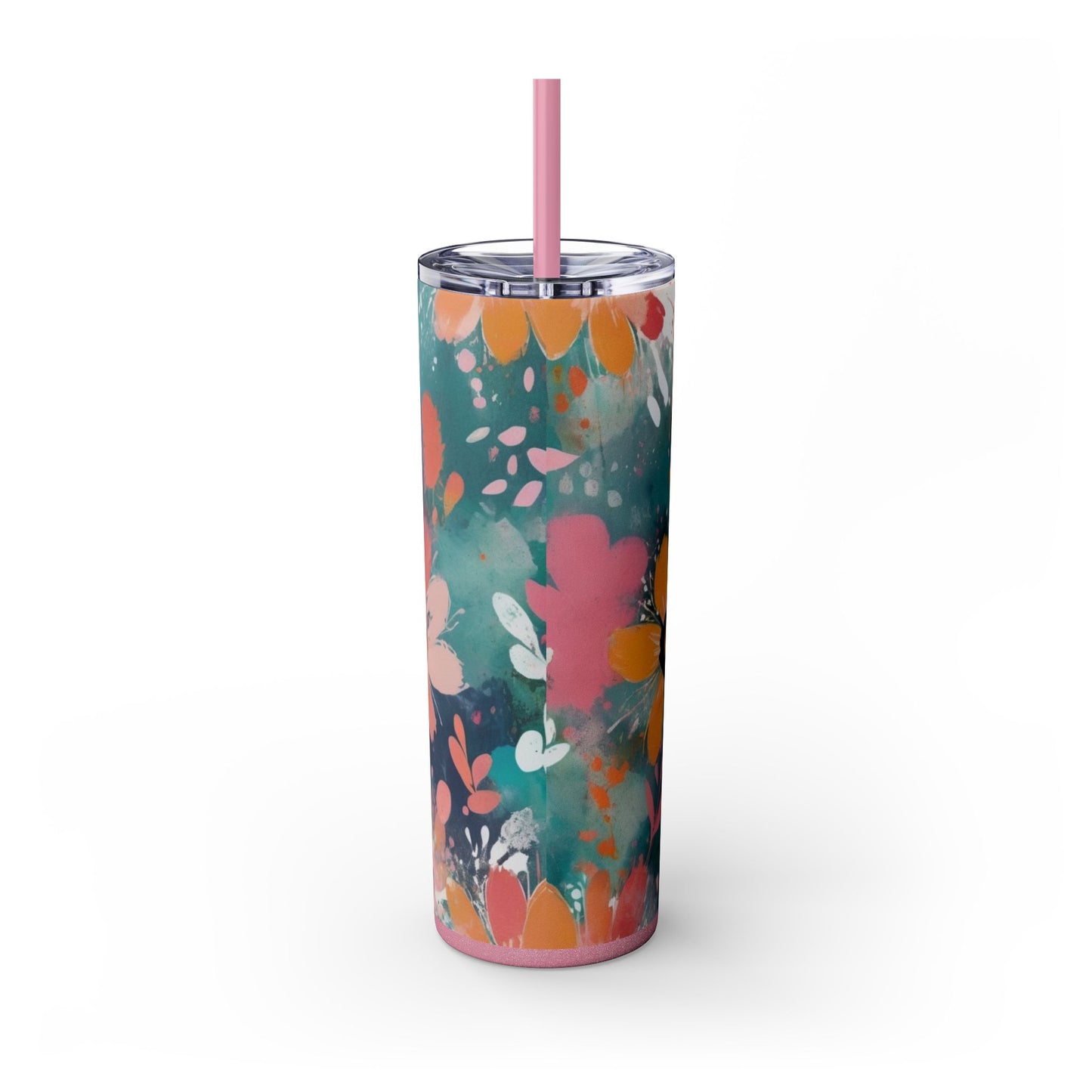 20oz Vibrant Floral Skinny Tumbler