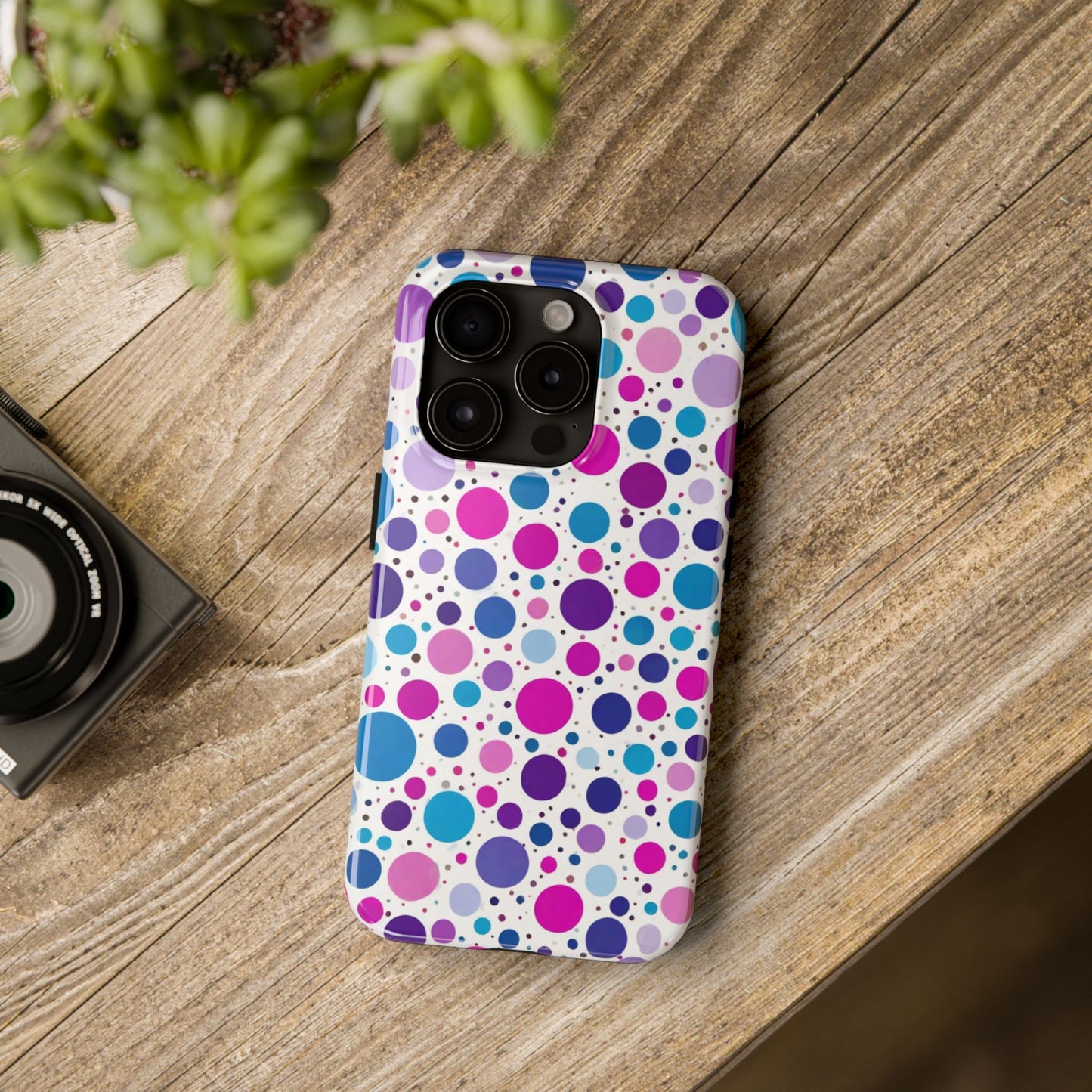 Colorful Polka Dot Tough Phone Case