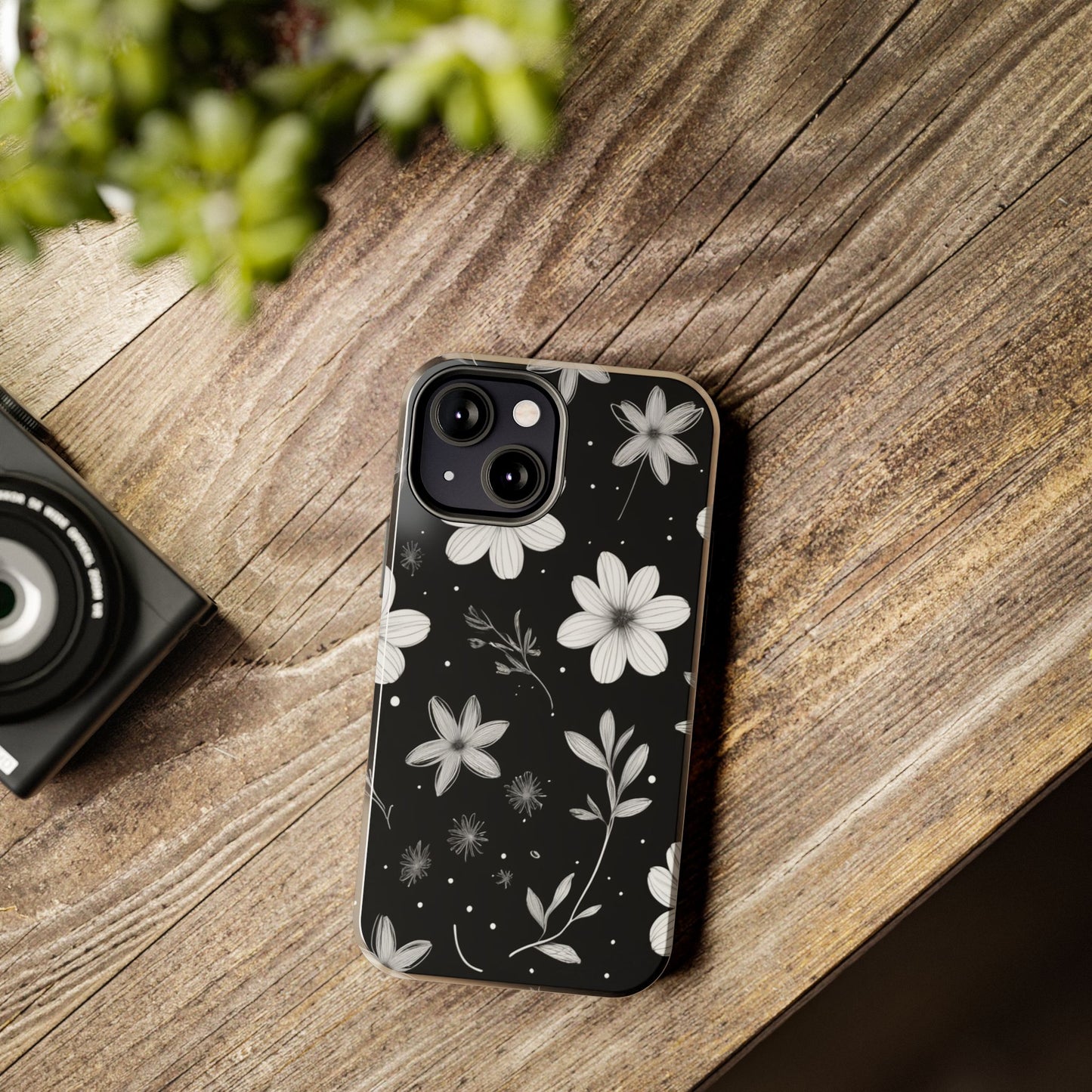 Elegant Floral Tough Phone Case for iPhone 16 15 14 13 12 11 X 8 7 Samsung Galaxy S24 S23 S22 S21
