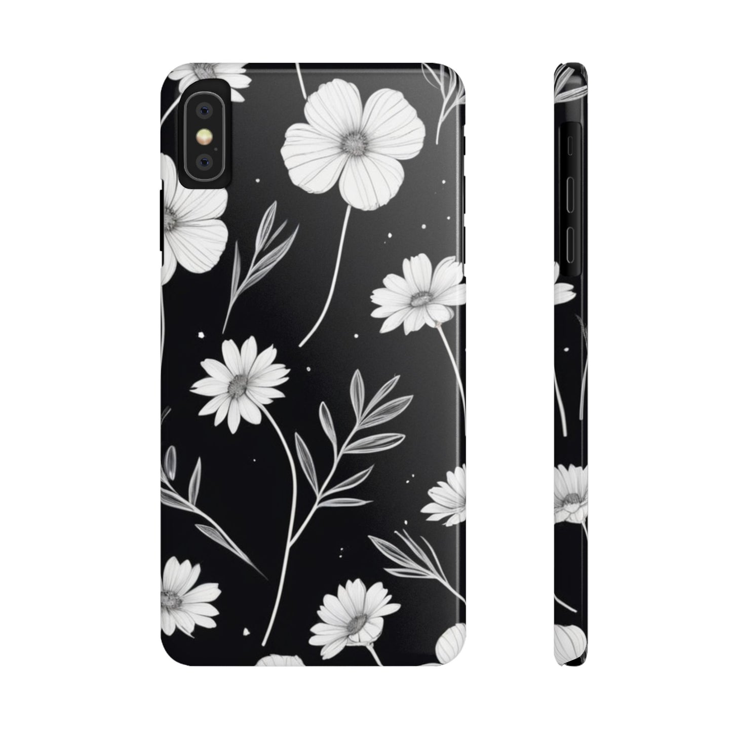 Floral Slim Phone Case for iPhone