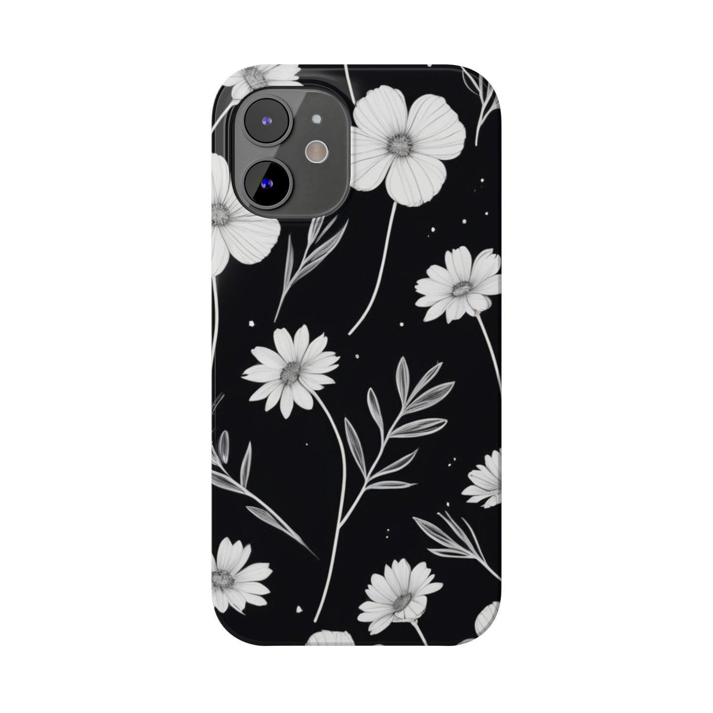 Floral Slim Phone Case for iPhone
