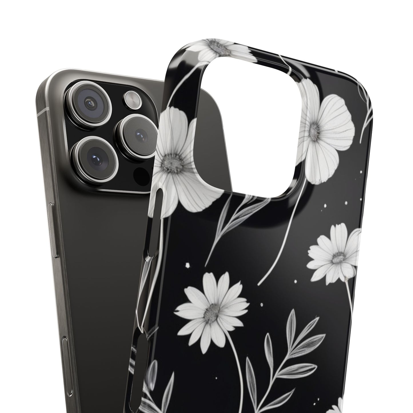 Floral Slim Phone Case for iPhone