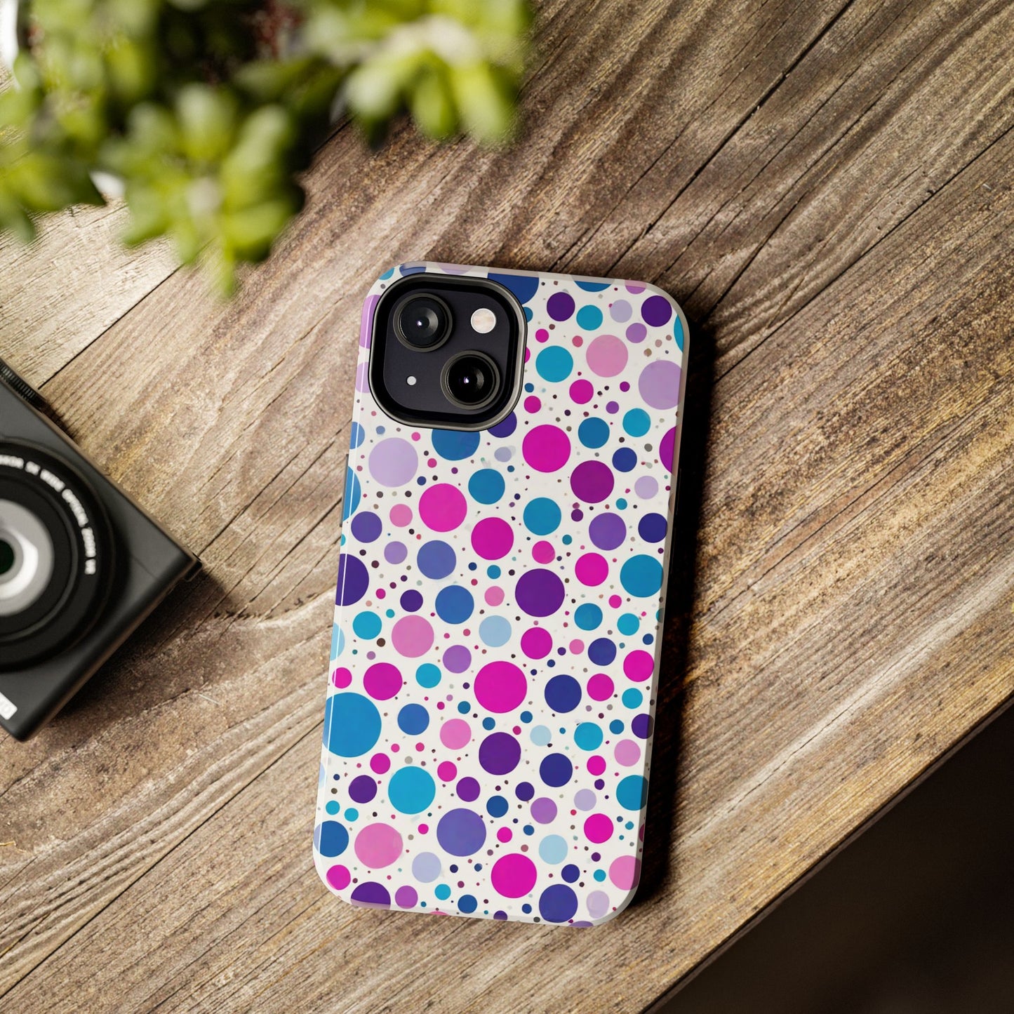 Colorful Polka Dot Tough Phone Case