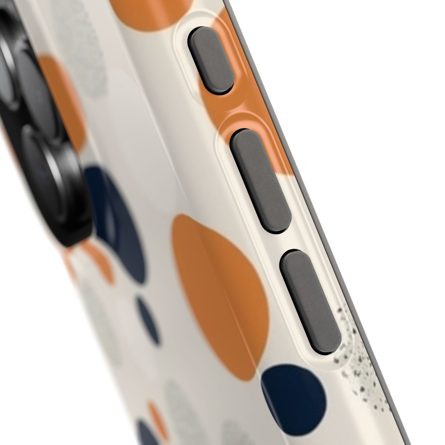 Orange Polka Dot Magnetic Phone Case