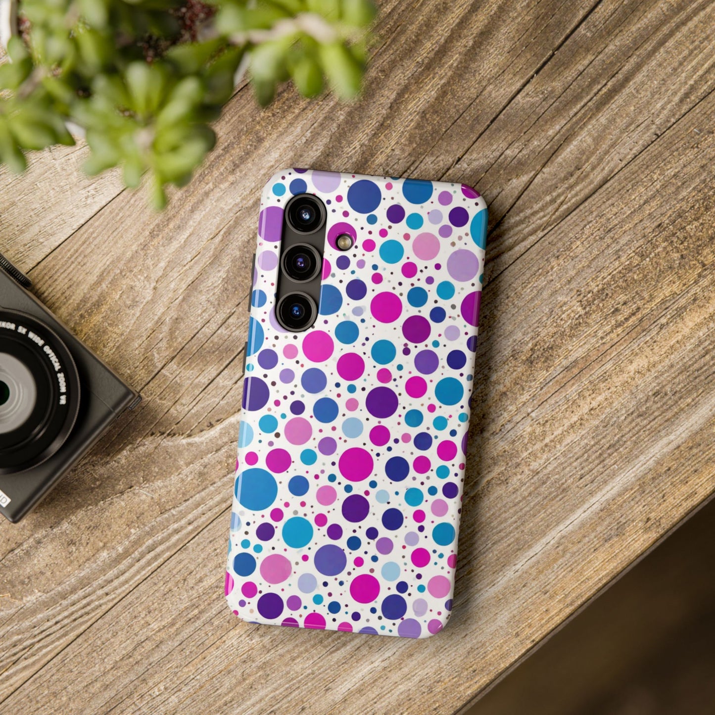 Colorful Polka Dot Tough Phone Case