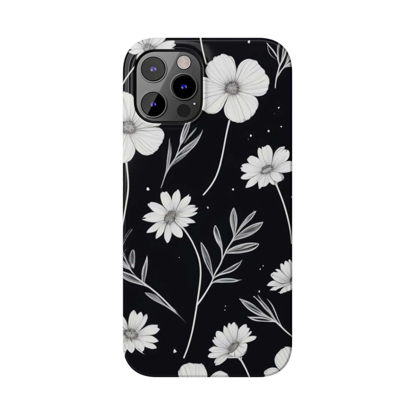 Floral Slim Phone Case for iPhone