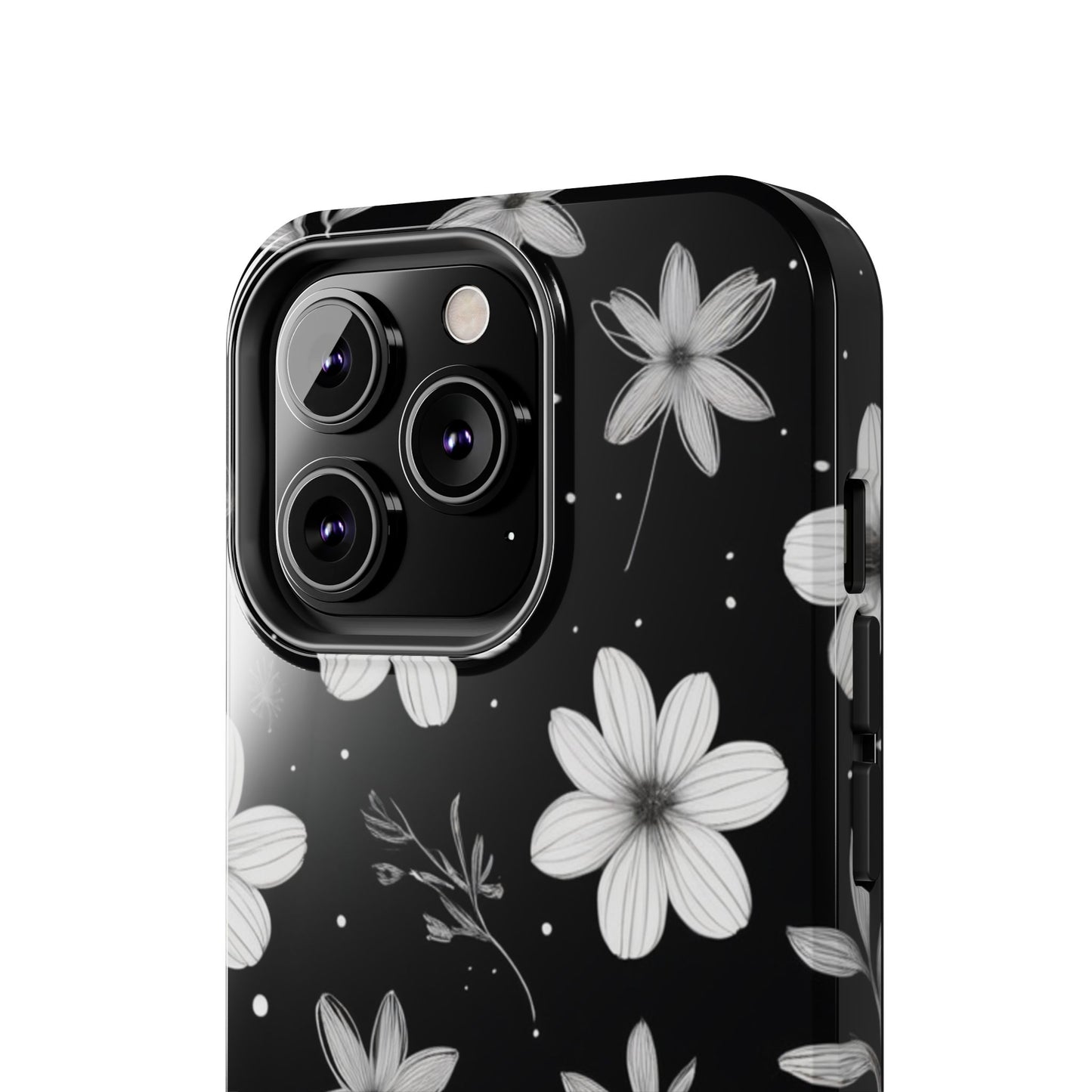 Elegant Floral Tough Phone Case for iPhone 16 15 14 13 12 11 X 8 7 Samsung Galaxy S24 S23 S22 S21