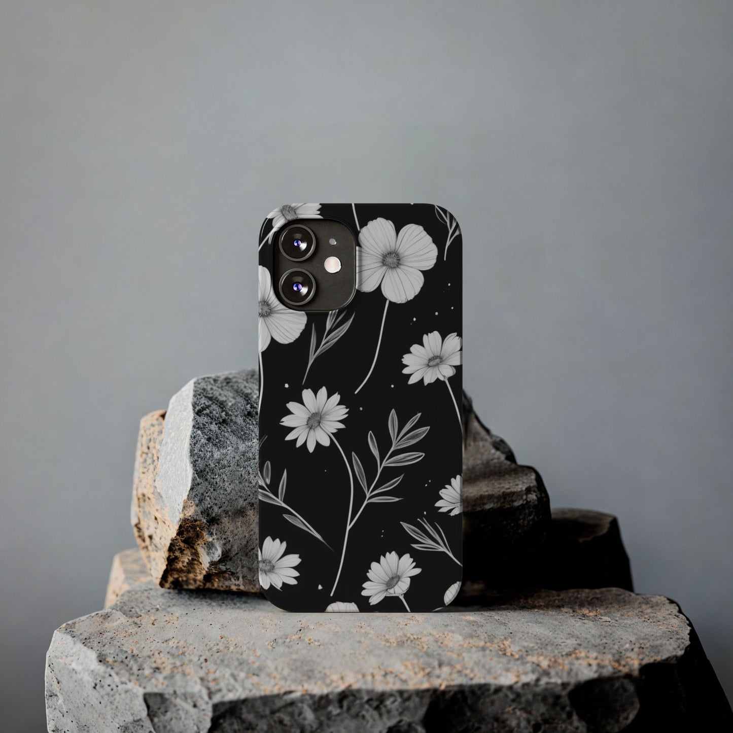 Floral Slim Phone Case for iPhone
